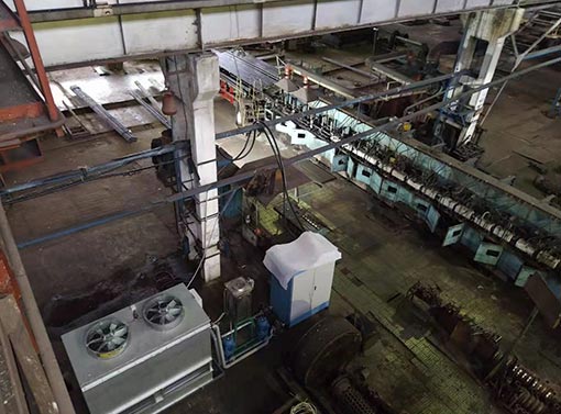 Russia round steel quenching and tempering production line
