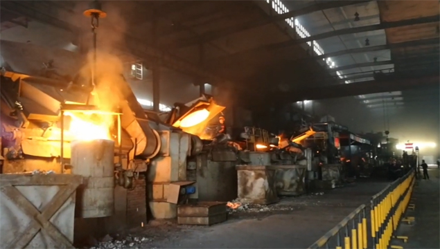 STEEL/IRON INDUCTION MELTING FURNACE (steel shell)